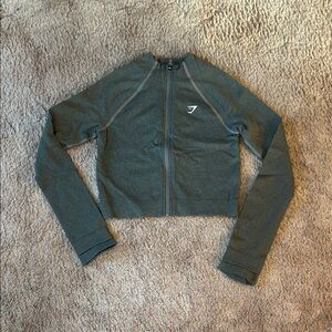 Gymshark Olive Green Athletic Jacket